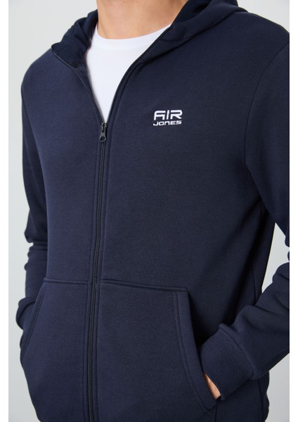 Hector Lacivert Şardonlu Erkek Sweatshirt - 88139 modelleri