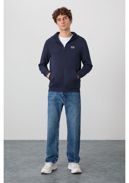 Hector Lacivert Şardonlu Erkek Sweatshirt - 88139 indirimleri