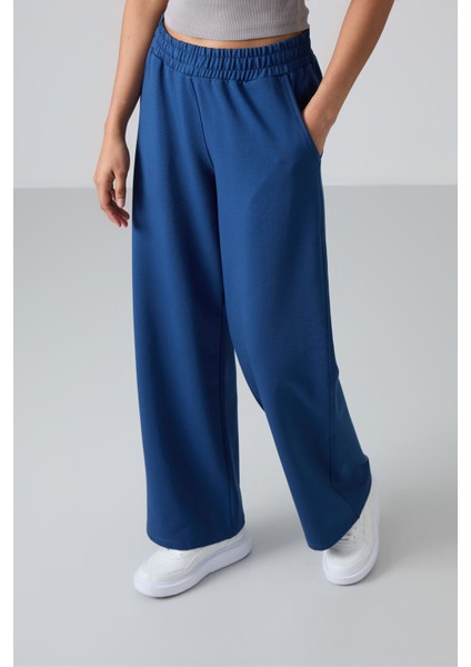 Parlament Yüksek Bel Cepli Rahat Form Geniş Paça Kadın Eşofman Alt - 94567 fiyatları