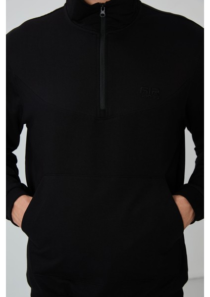 Herbert Siyah Dik Yaka Eşofman Takım - 85233 fırsatları