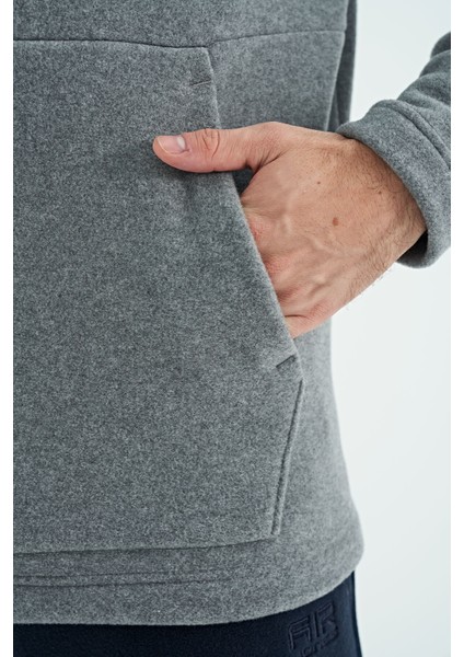Hern Gri Melanj Erkek Polar Sweatshirt - 88301