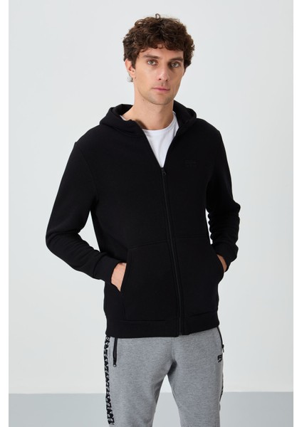 Hector Siyah Şardonlu Erkek Sweatshirt - 88139