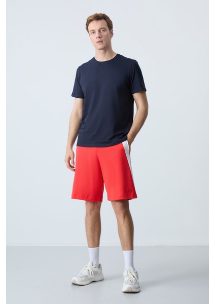 Fiesta Pamuklu Kalın Yumuşak Dokulu Standart Fit Basic Erkek Şort - 81280