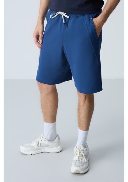 Parlament Pamuklu Kalın Yumuşak Dokulu Standart Fit Basic Erkek Şort - 81278 modelleri