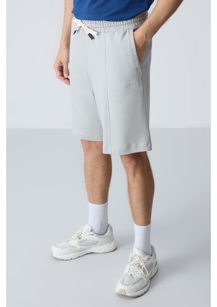 Taş Pamuklu Kalın Yumuşak Dokulu Standart Fit Basic Erkek Şort - 81277 fırsatları