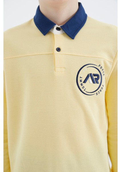 Sarı Polo Yaka Erkek Çocuk T-Shirt - 11172 fiyatları