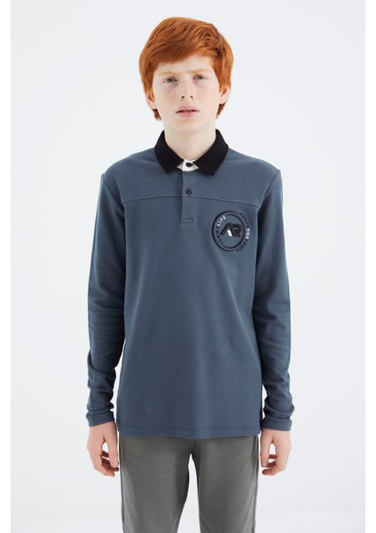 Orman Yeşili Polo Yaka Erkek Çocuk T-Shirt - 11172 fiyatları