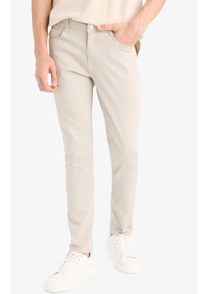 %100 Pamuk Pedro Slim Fit Dar Kalıp Normal Bel Dar Paça Jean Pantolon F9796AX25AU indirimleri