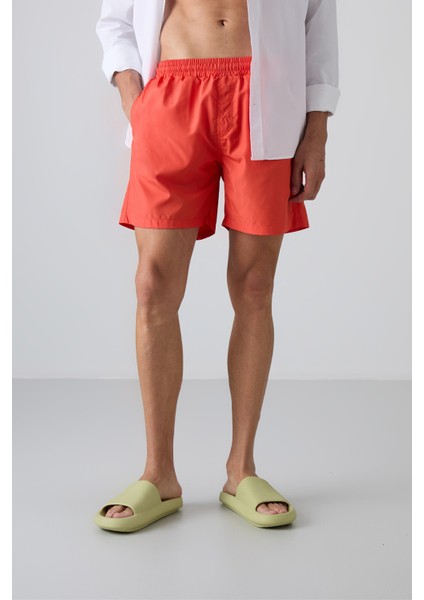 Oranj Hızlı Kuruyan Standart Fit Erkek Deniz Şortu - 81237 fiyatları