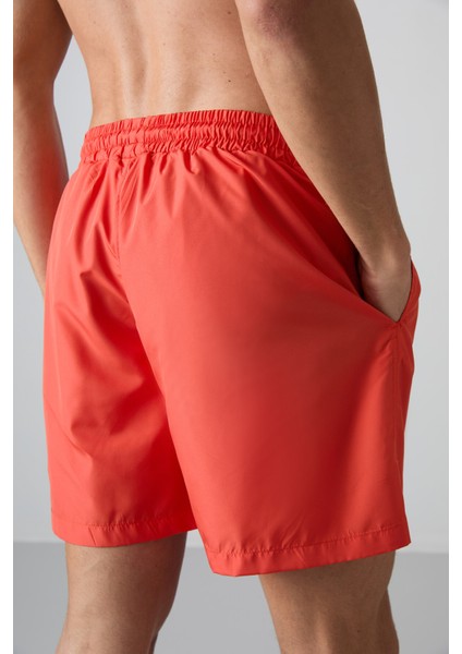 Oranj Hızlı Kuruyan Standart Fit Erkek Deniz Şortu - 81237 indirimleri