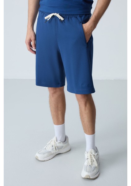 Parlament Pamuklu Kalın Yumuşak Dokulu Standart Fit Basic Erkek Şort - 81276