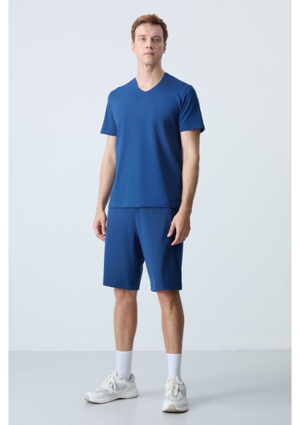 Parlament Pamuklu Kalın Yumuşak Dokulu Standart Fit Basic Erkek Şort - 81276 fırsatları
