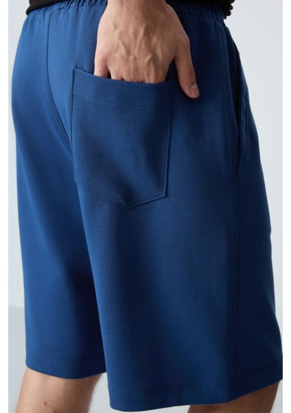 Parlament Pamuklu Kalın Yumuşak Dokulu Standart Fit Basic Erkek Şort - 81275 modelleri