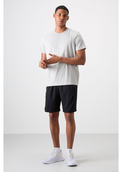 Taş Polyester Nefes Alan Dokulu İnce Esnek Standart Fit Erkek Performans T-Shirt - 88388 fiyatları