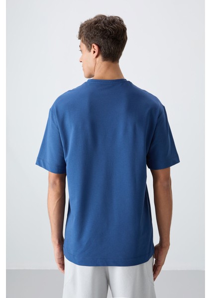Parlament Pamuklu Kalın Yumuşak Dokulu Oversize Fit Baskılı Erkek T-Shirt - 88345 indirimleri