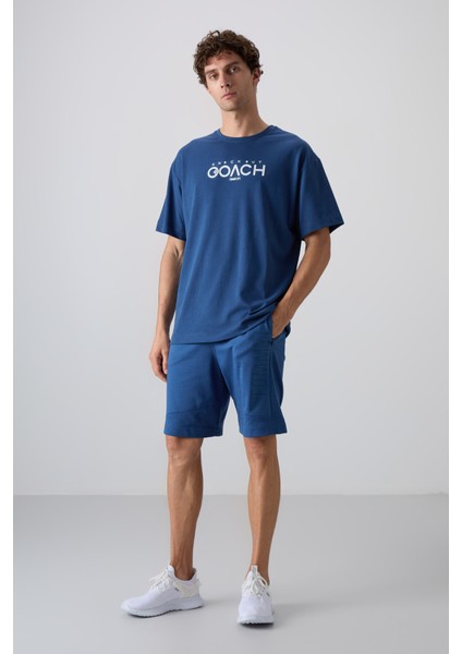 Parlament Pamuklu Kalın Yumuşak Dokulu Oversize Fit Baskılı Erkek T-Shirt - 88329 fiyatları