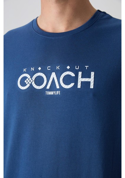 Parlament Pamuklu Kalın Yumuşak Dokulu Oversize Fit Baskılı Erkek T-Shirt - 88329 modelleri