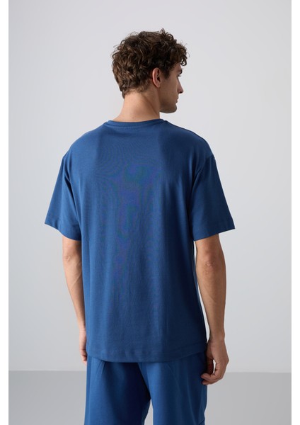 Parlament Pamuklu Kalın Yumuşak Dokulu Oversize Fit Baskılı Erkek T-Shirt - 88329 indirimleri