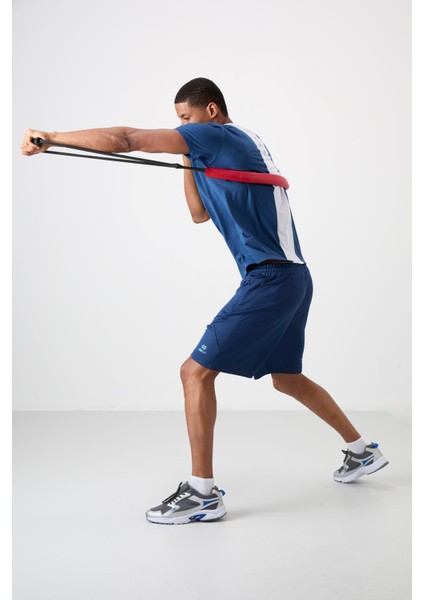 Parlament Polyester Nefes Alan Dokulu İnce Esnek Standart Fit Erkek Performans T-Shirt - 88387