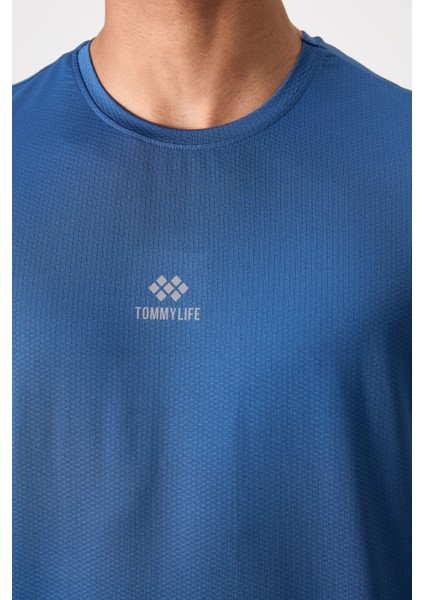 Parlament Polyester Nefes Alan Dokulu İnce Esnek Standart Fit Erkek Performans T-Shirt - 88387 fırsatları