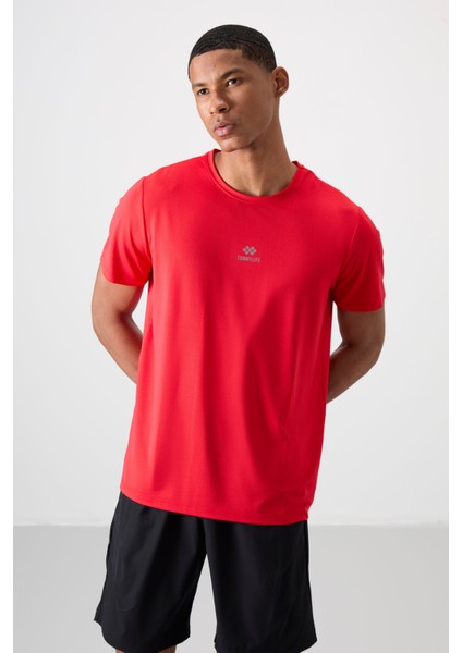 Tommy Life Kırmızı Polyester Nefes Alan Dokulu Ince Esnek Standart Fit Erkek Performans T-Shirt - 88387 fırsatları