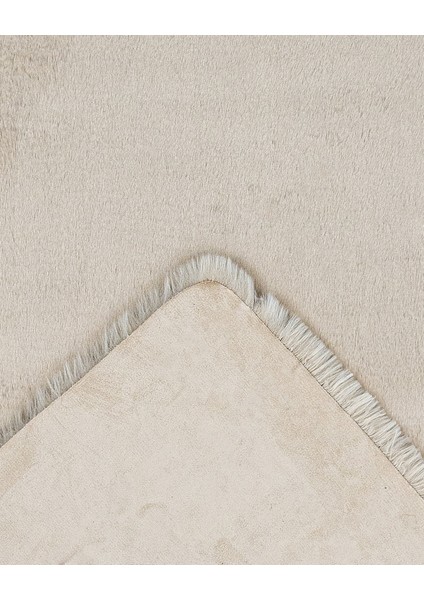 Sandra Düz Bej Polyester Daire Modern Desenli Akrilik Hav Vermeyen Leke Tutmayan Kolay Temizlenen Yumuşak Makine Salon Yolluk Mutfak Halı fiyatları