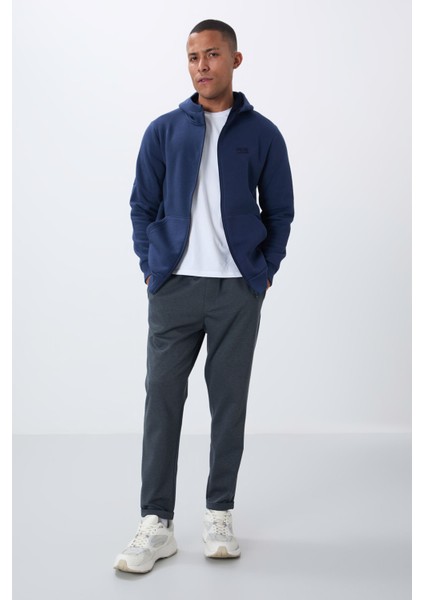 Hector İndigo Şardonlu Erkek Sweatshirt - 88139 modelleri