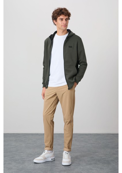 Hector Haki Şardonlu Erkek Sweatshirt - 88139 fiyatları