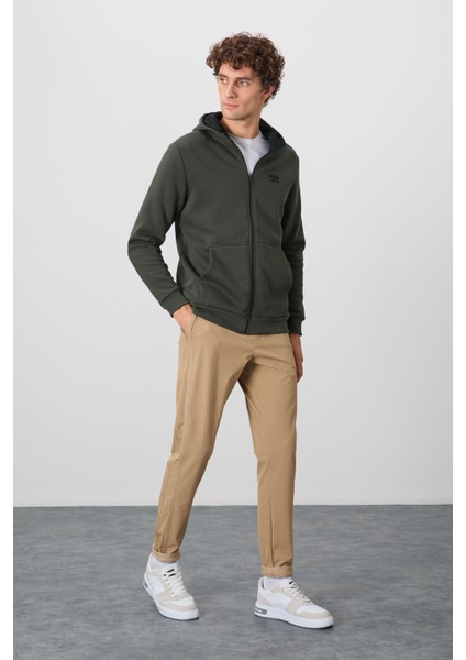 Hector Haki Şardonlu Erkek Sweatshirt - 88139 fırsatları