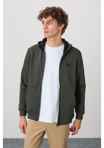 Hector Haki Şardonlu Erkek Sweatshirt - 88139 indirimleri