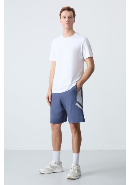 Petrol Pamuklu Kalın Yumuşak Dokulu Standart Fit Basic Erkek Şort - 81281 indirimleri