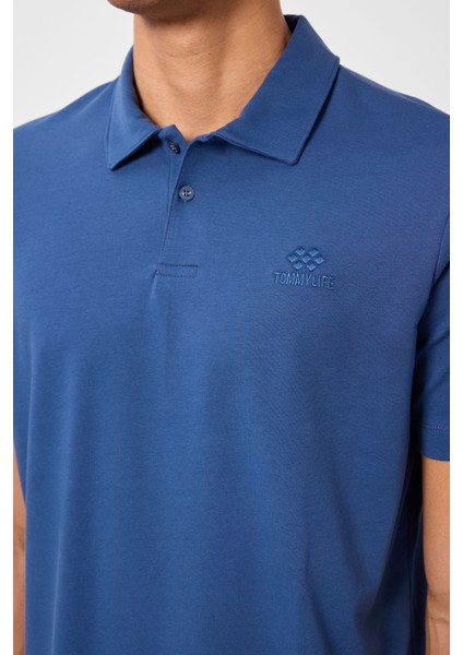 Parlament Basic Logolu Standart Kalıp Triko Polo Yaka Erkek T-Shirt - 87748 modelleri