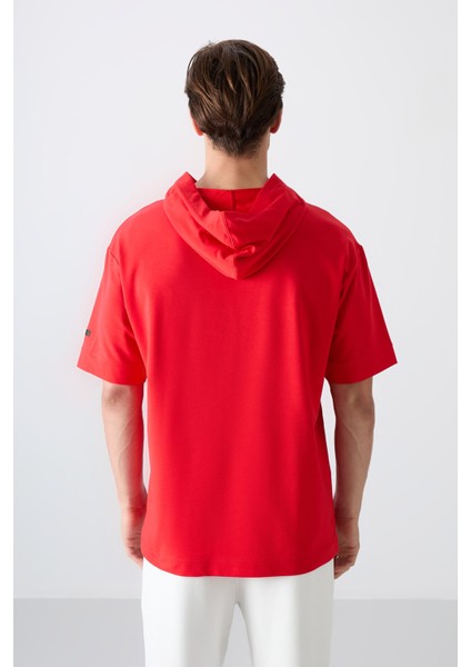 Fiesta Pamuklu Kalın Yumuşak Dokulu Oversize Fit Basic Erkek T-Shirt - 88352 indirimleri