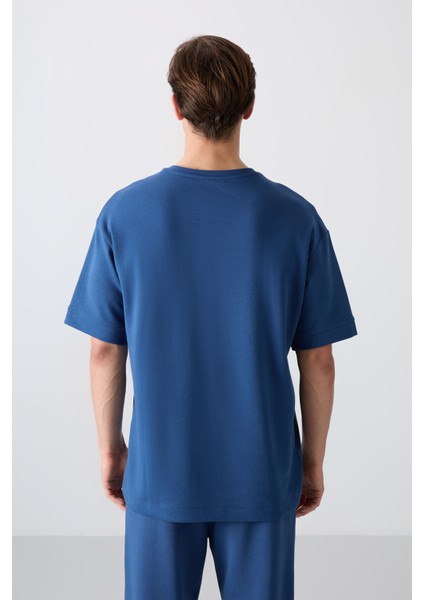 Parlament Pamuklu Kalın Yumuşak Dokulu Oversize Fit Baskılı Erkek T-Shirt - 88323 indirimleri