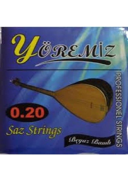 Yöremiz Uzun Sap Saz Bağlama Teli 0.20