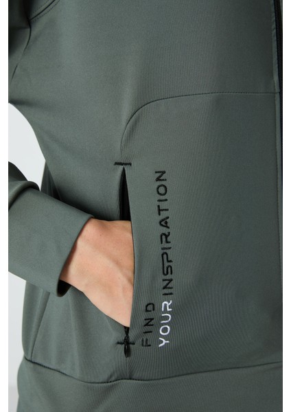 Çağla Kapüşonlu Gizli Cep Detaylı Standart Kalıp Kadın Eşofman Takımı - 95306 indirimleri