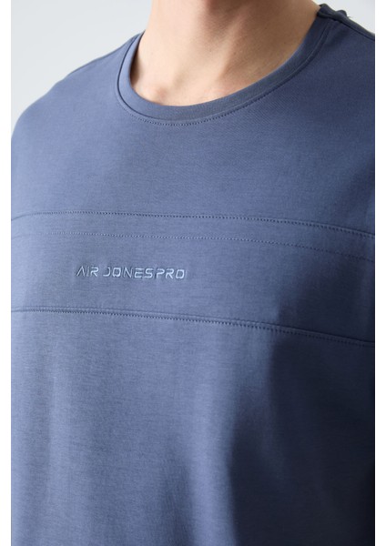 Petrol Pamuklu Kalın Yumuşak Dokulu Oversize Fit Basic Erkek Şort Takım - 85257 indirimleri