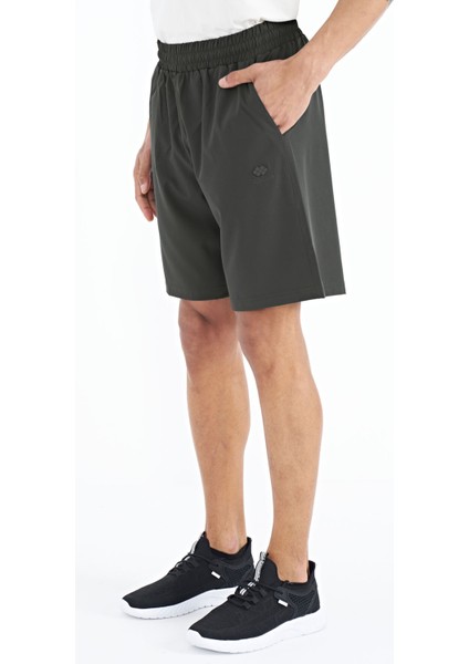 Haki Yan Cep Detaylı Lastikli Erkek Şort - 81238 fırsatları