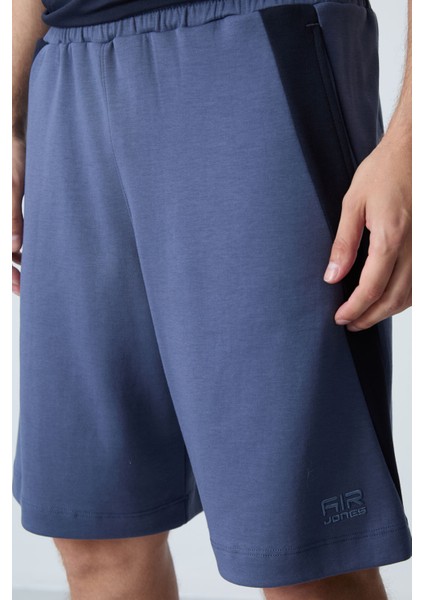 Petrol Pamuklu Kalın Yumuşak Dokulu Standart Fit Basic Erkek Şort - 81280 modelleri