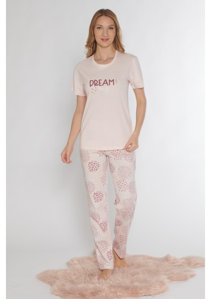 Kısa Kol Yazlık Pijama Takımı Dowry 08-132