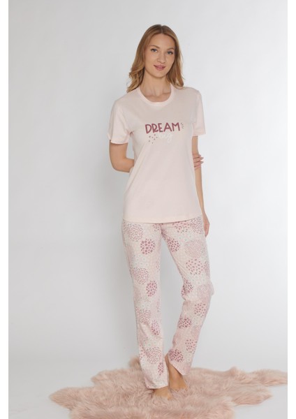 Kısa Kol Yazlık Pijama Takımı Dowry 08-132 fiyatları