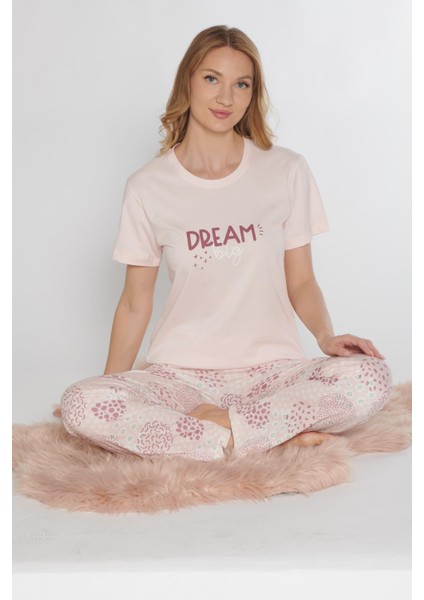Kısa Kol Yazlık Pijama Takımı Dowry 08-132 fırsatları