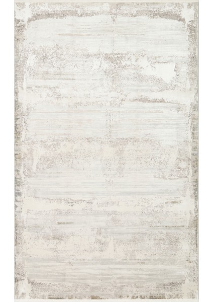 Madhavi Modern Gri Akrilik Dikdörtgen Modern Desenli Akrilik Hav Vermeyen Leke Tutmayan Kolay Temizlenen Yumuşak Makine Salon Yolluk Mutfak Halı