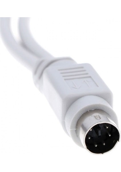 Ps2 Çoğaltıcı Y Splitter Kablo Mini Din Ps2 6 Pin Splitter Kablo modelleri