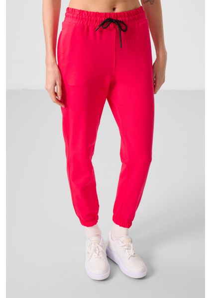 Viva Kırmızı Dik Yaka Fermuarlı Rahat Form Kadın Eşofman Tunik Takım - 95345 fiyatları