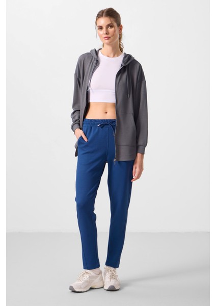 Parlament Yumuşak Dokulu Gizli Fermuarlı Dar Paça Kadın Pantolon - 94668