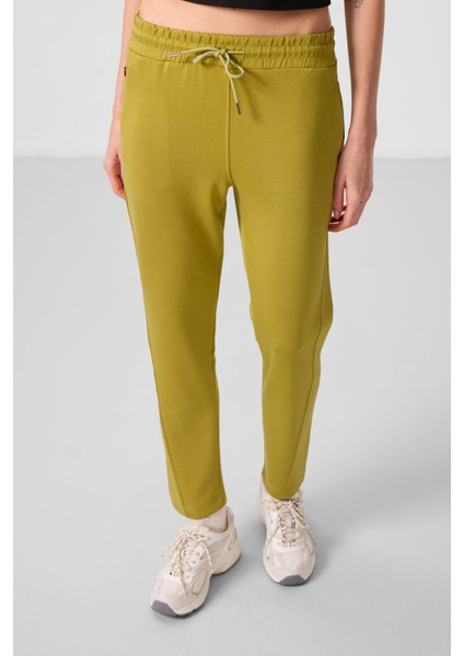 Koyu Hardal Yumuşak Dokulu Gizli Fermuarlı Dar Paça Kadın Pantolon - 94668 fiyatları