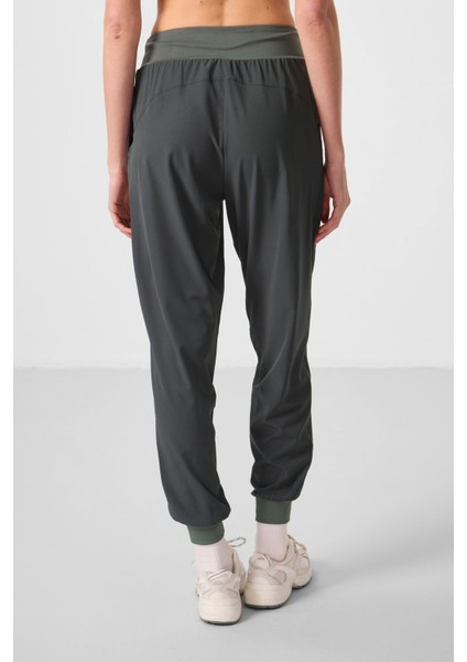 Haki Cepli Standart Kalıp Kadın Yoga Pantolon - 94677 indirimleri