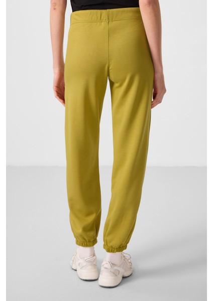 Koyu Hardal Yumuşak Dokulu Cep Detaylı Rahat Form Kadın Pantolon - 94672 indirimleri