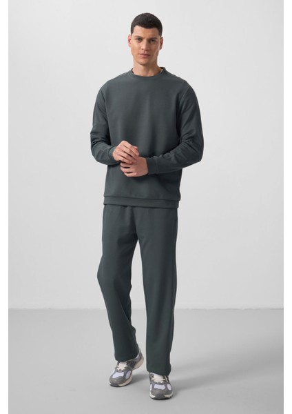 Taş Yüzeyi Dokulu Oversize Erkek Eşofman Takım - 85275 fırsatları